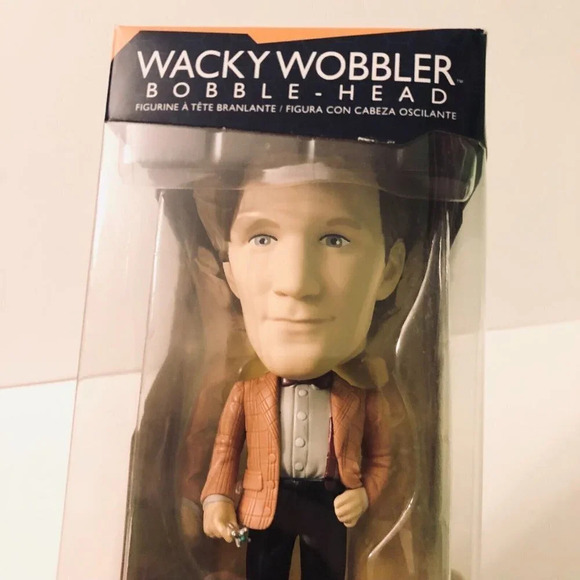 2009 Doctor Who 11th Doctor Wacky Wobbler Bobble Head 7 Inch Figure Funko - Picture 13 of 14